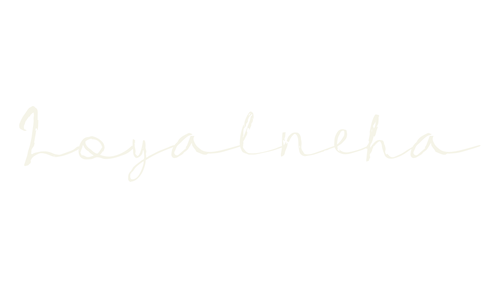 Loyalneha, hand drawn font preview