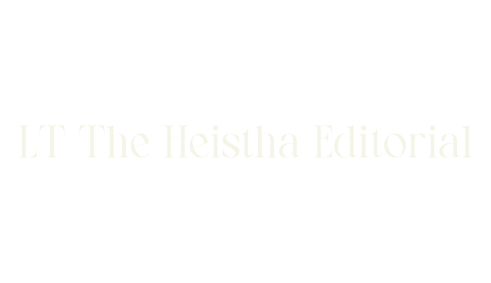 LT The Heistha Editorial, tall font preview