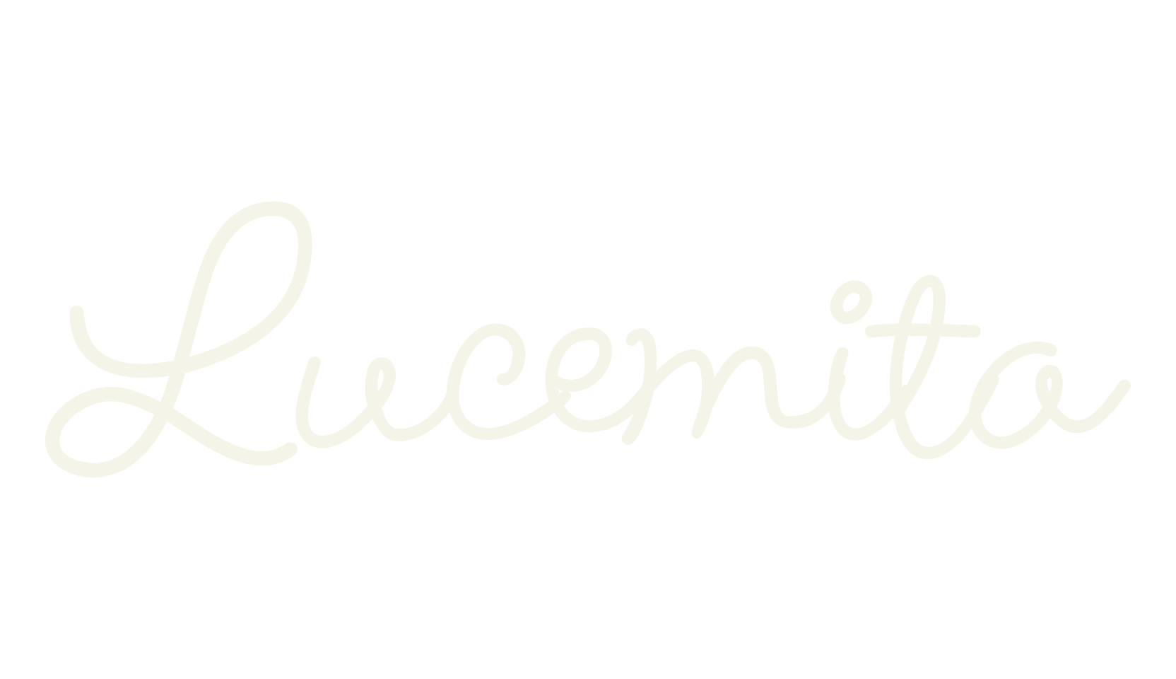 Lucemita, cursive font preview