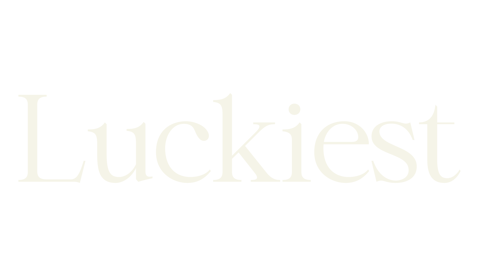 Luckiest, calligraphy font preview