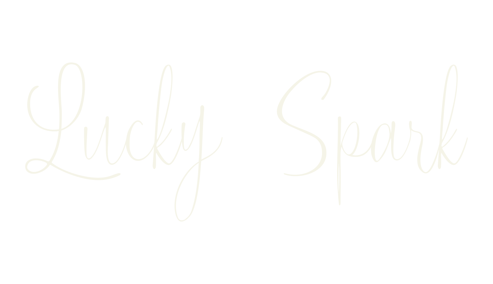Lucky Spark, fashion script font preview