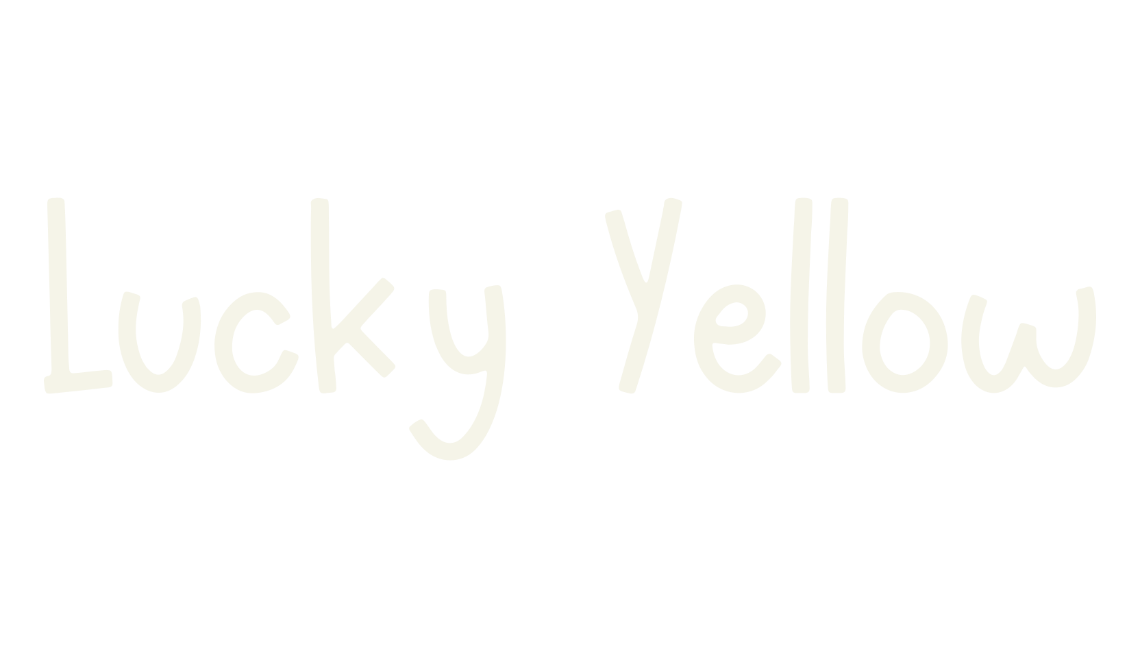 Lucky Yellow, tattoo font preview