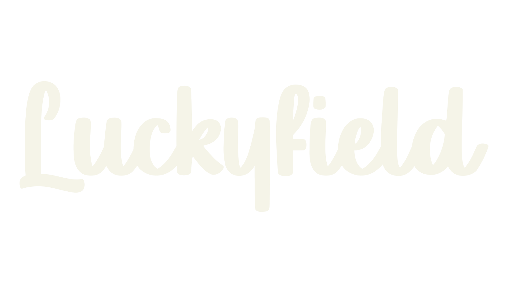Luckyfield, lettering font preview