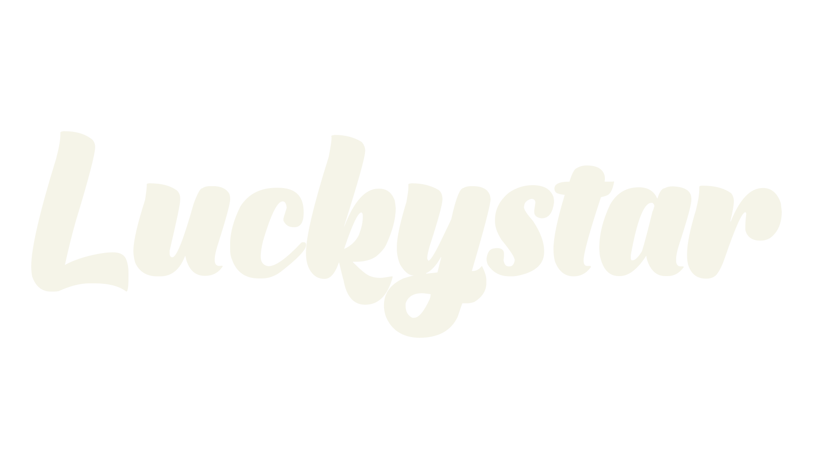 Luckystar, baseball font preview