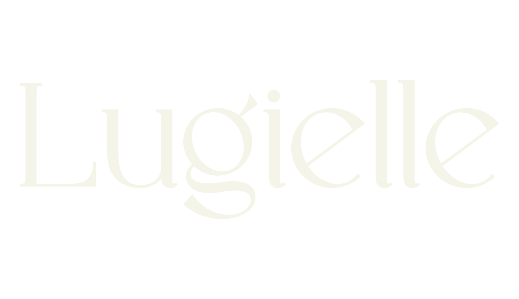 Lugielle, modern font preview
