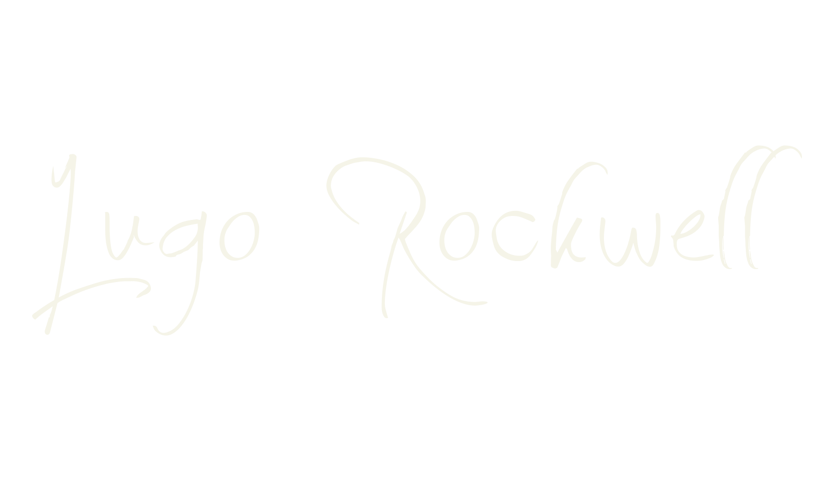 Lugo Rockwell, handwriting font preview