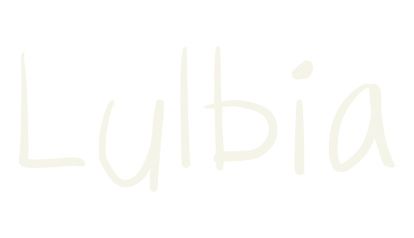 Lulbia, handwriting font preview