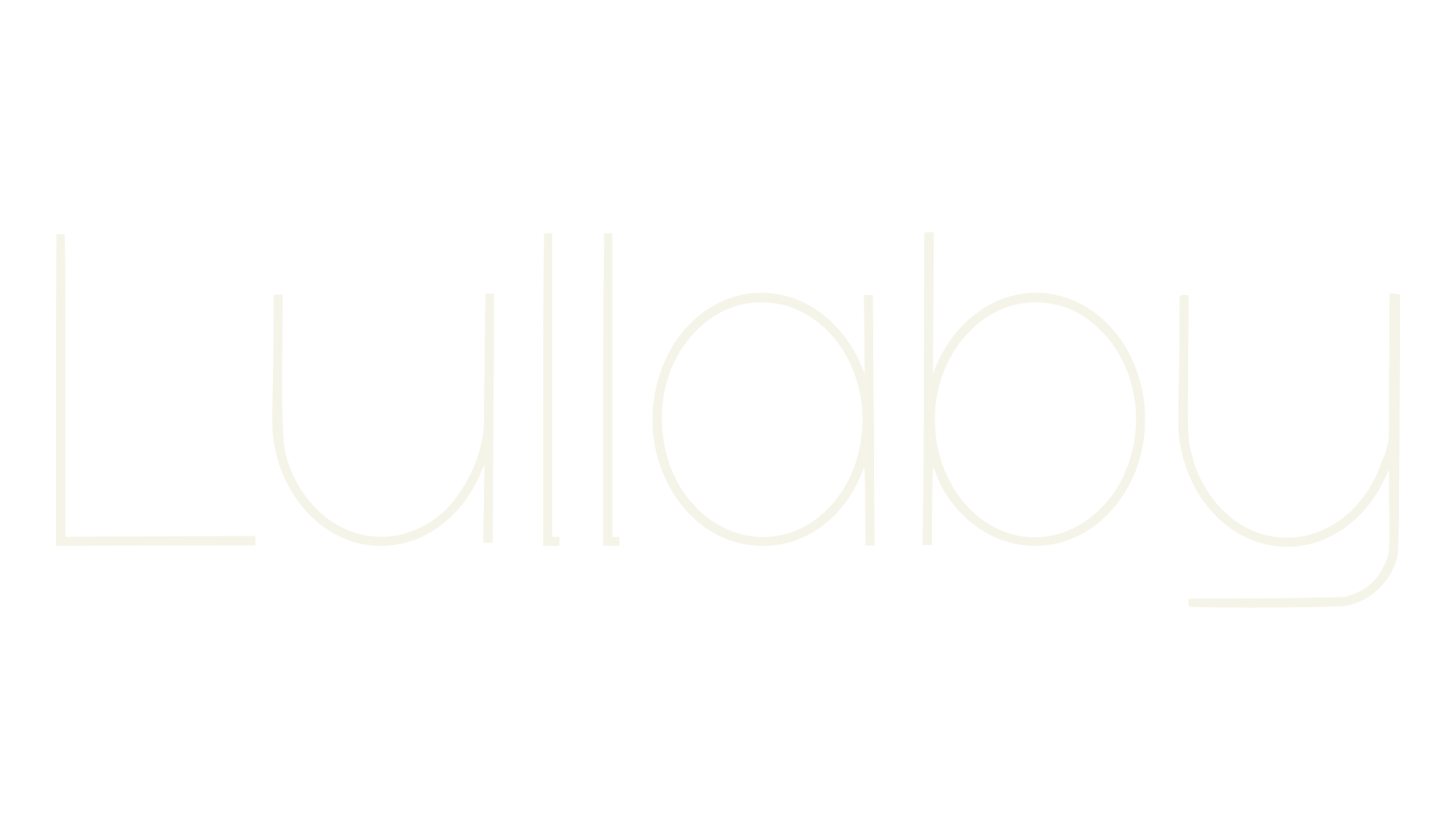 Lullaby, thin font preview