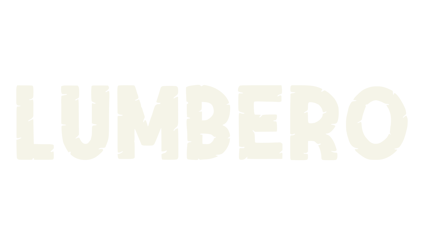 Lumbero, sans font preview