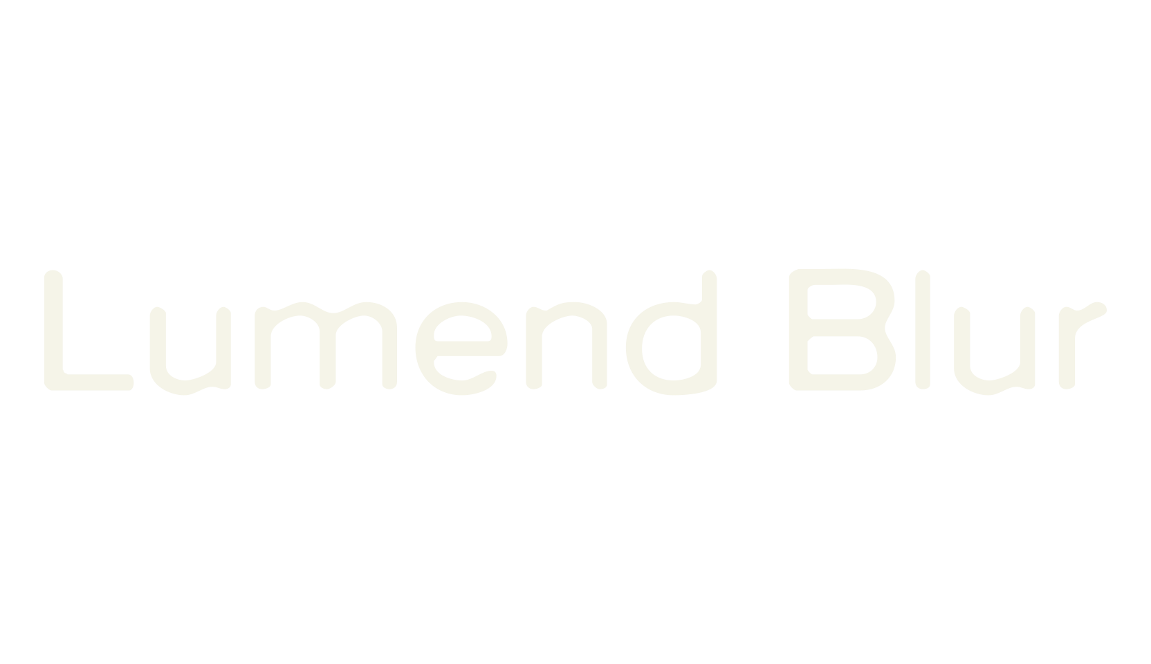 Lumend Blur, modern font preview