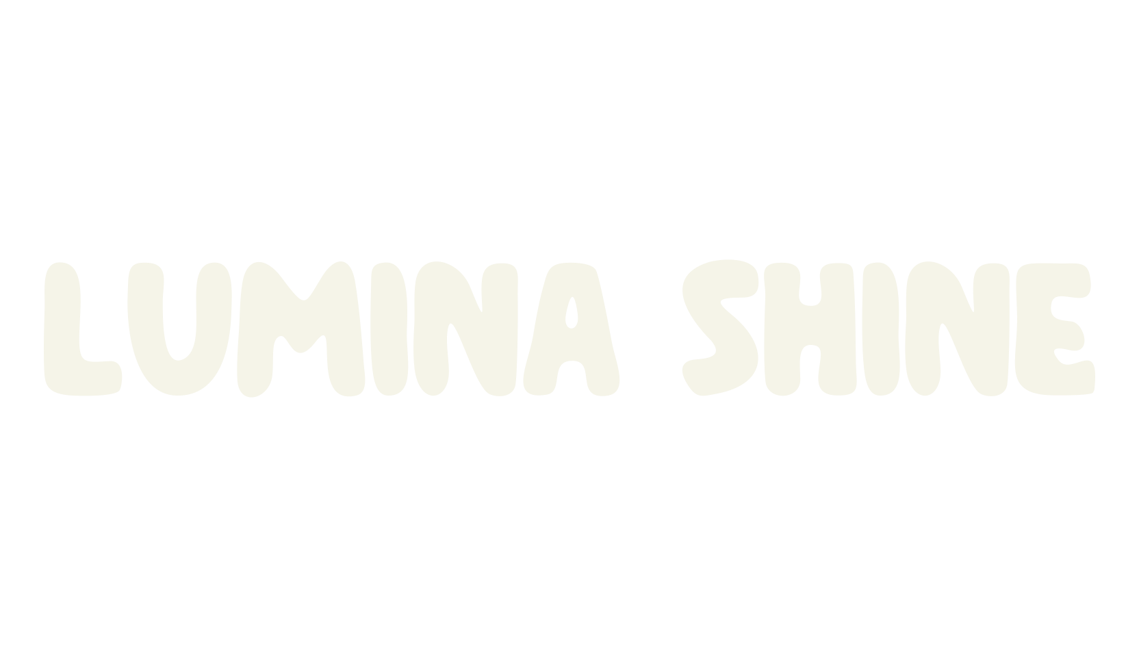 LUMINA SHINE, text font preview