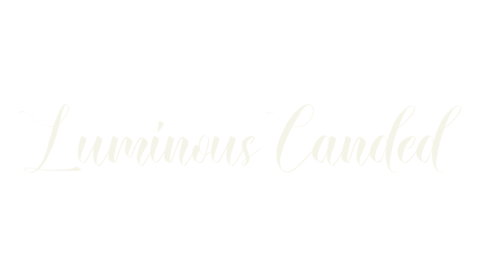 Luminous Canded, cursive font preview
