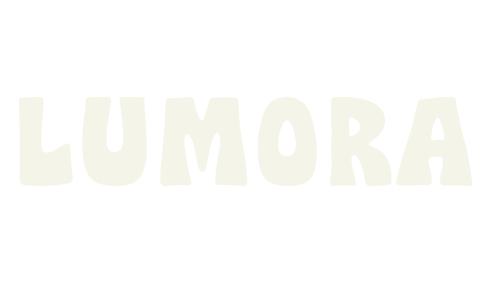 LUMORA, bold font preview