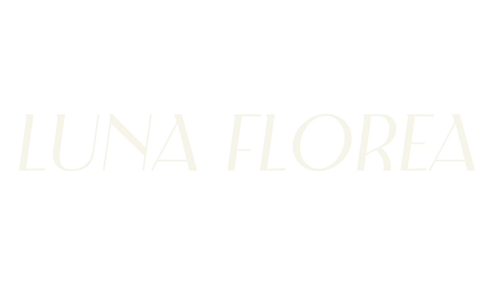 Luna Florea, cursive font preview