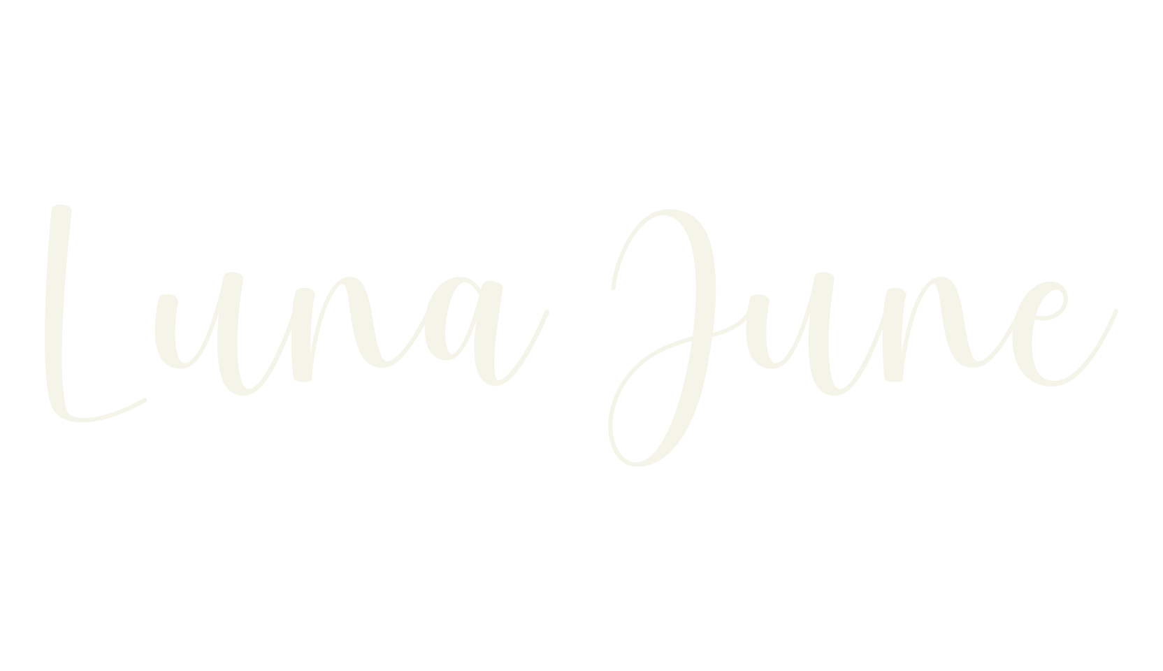 Luna June, heart font preview