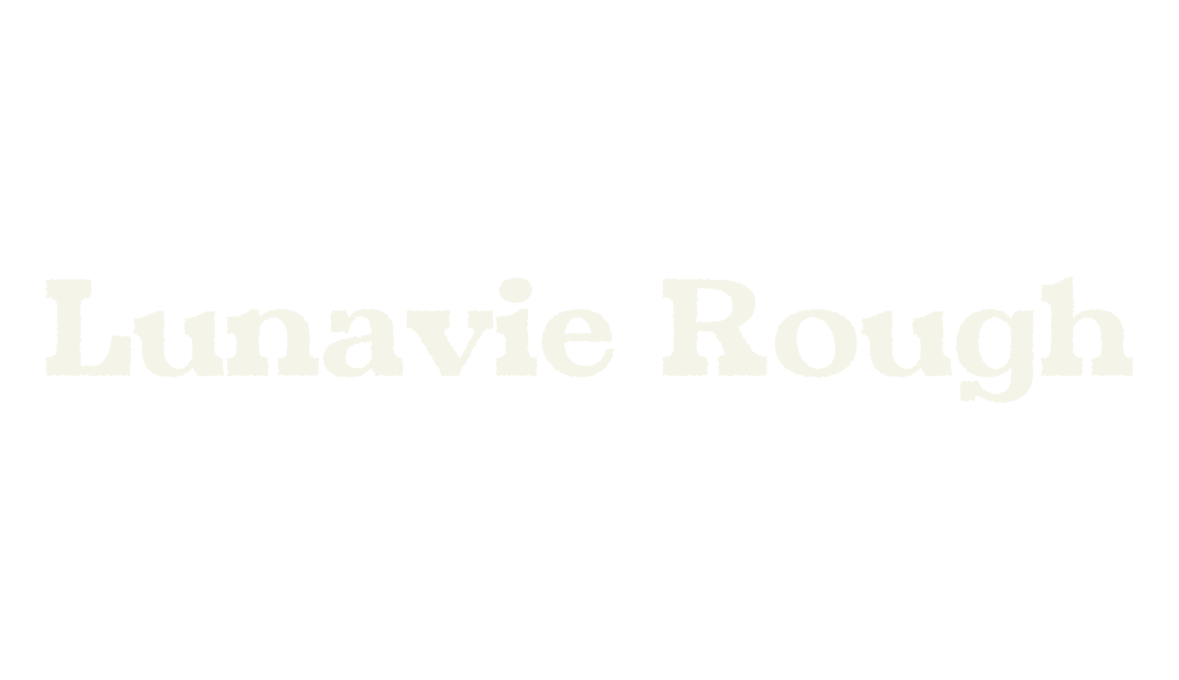 Lunavie Rough, bold font preview