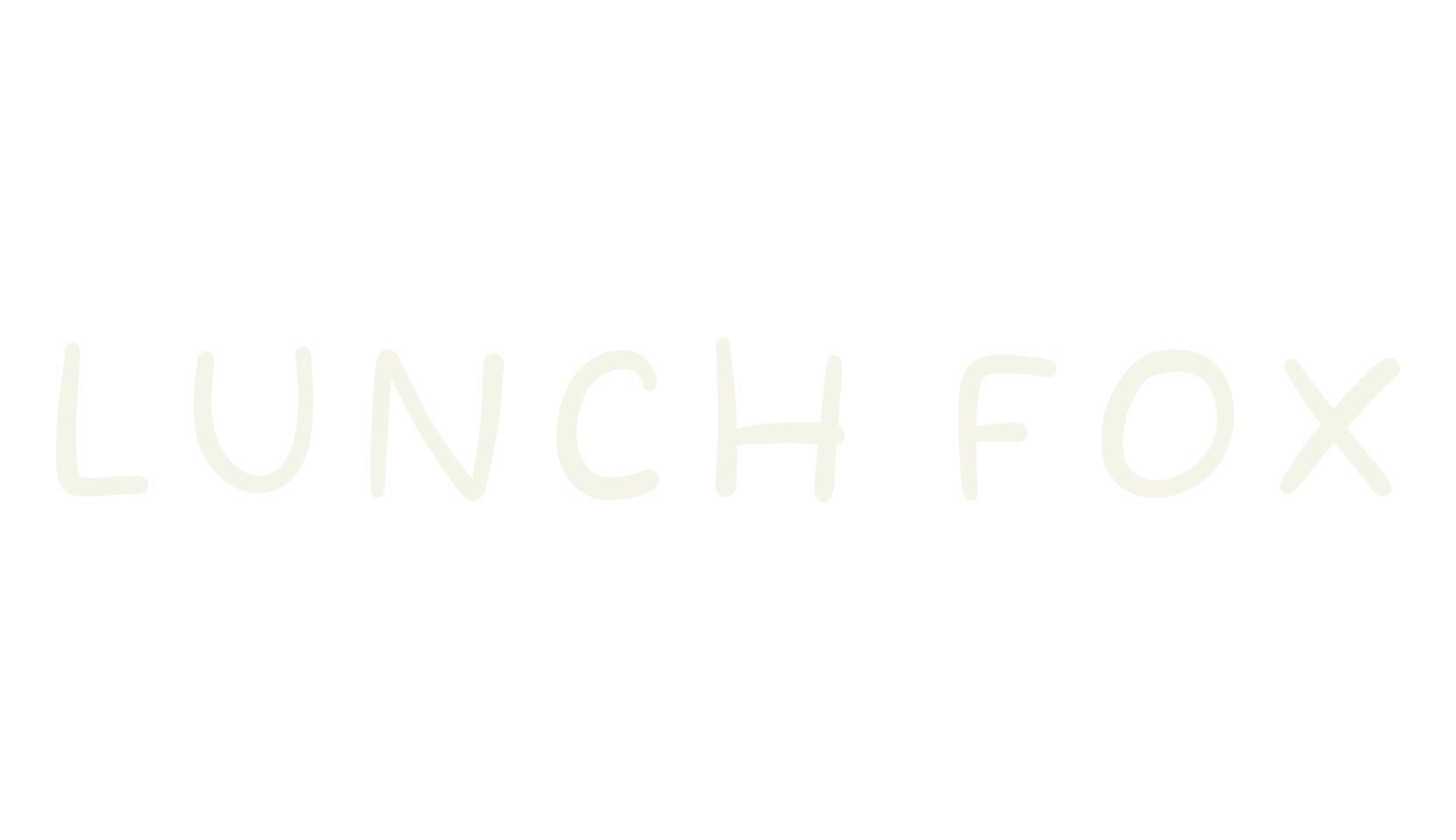 Lunch Fox, fashion sign font preview