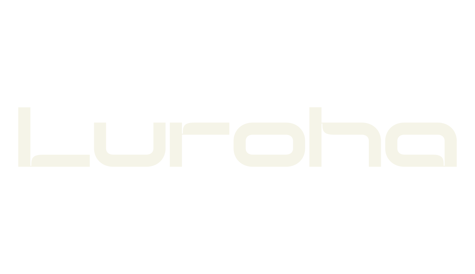 Luroha, typography font preview