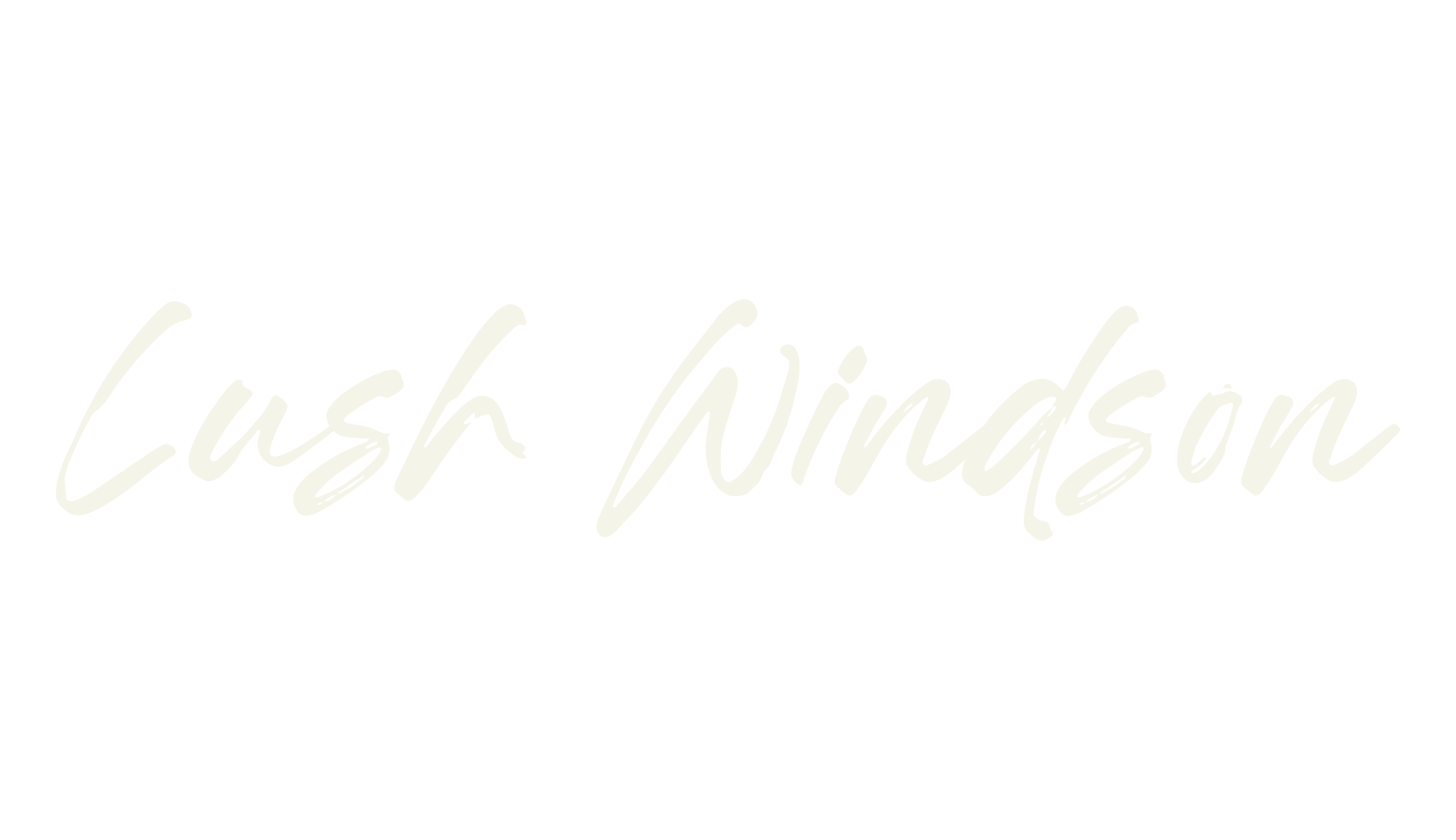 Lush Windson, script font preview