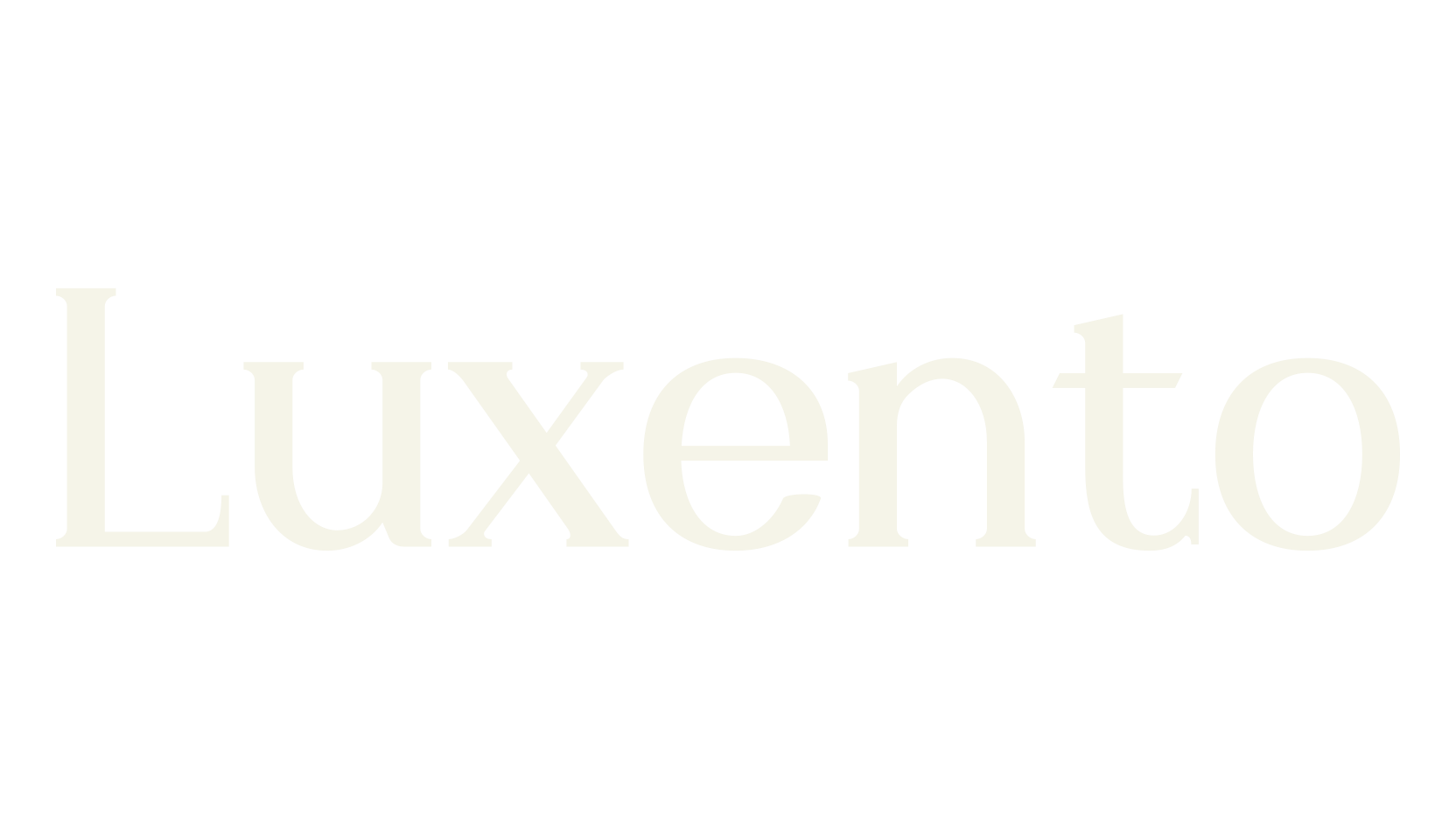 Luxento, premium font preview