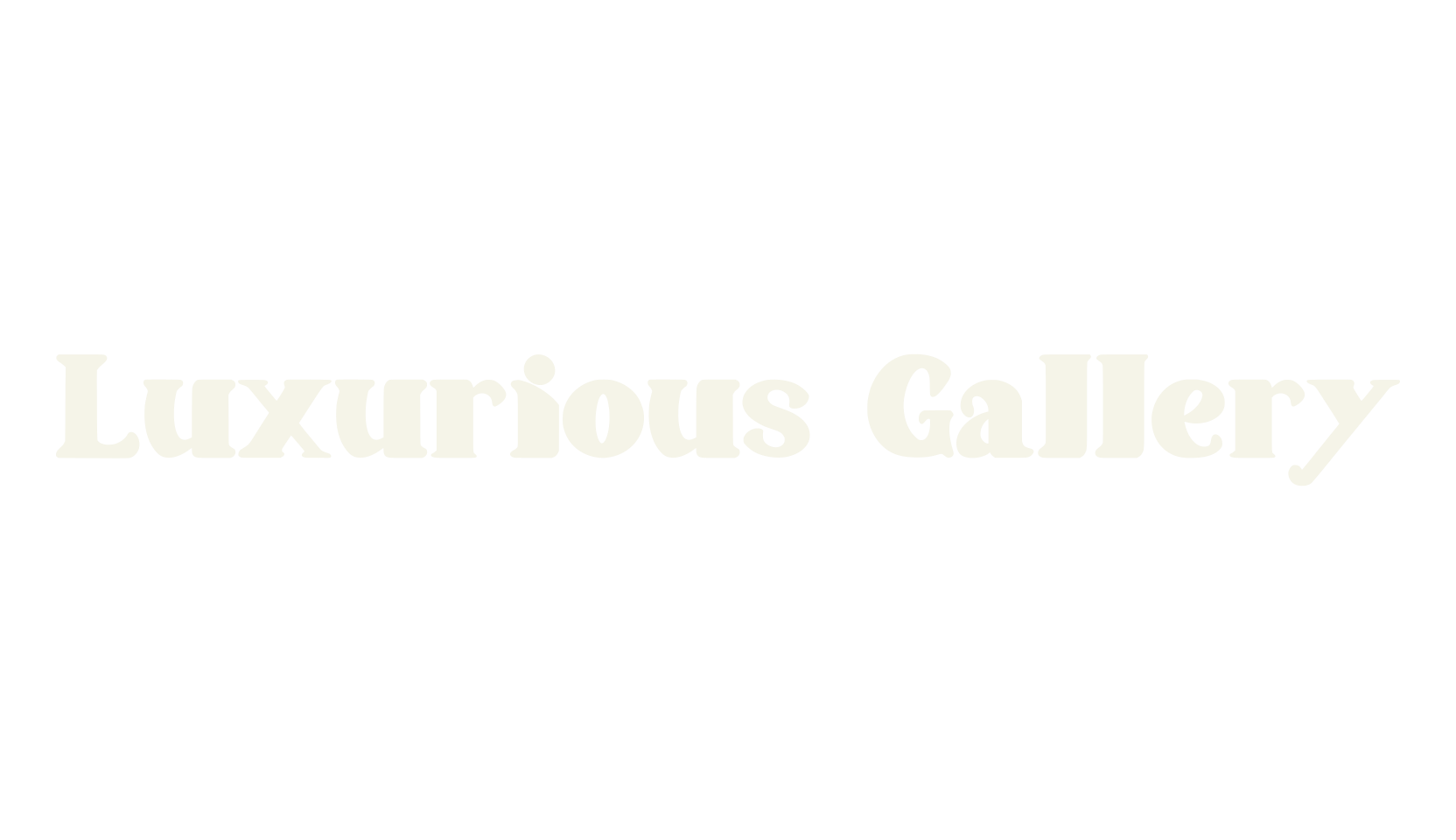 Luxurious Gallery, sans serif font preview