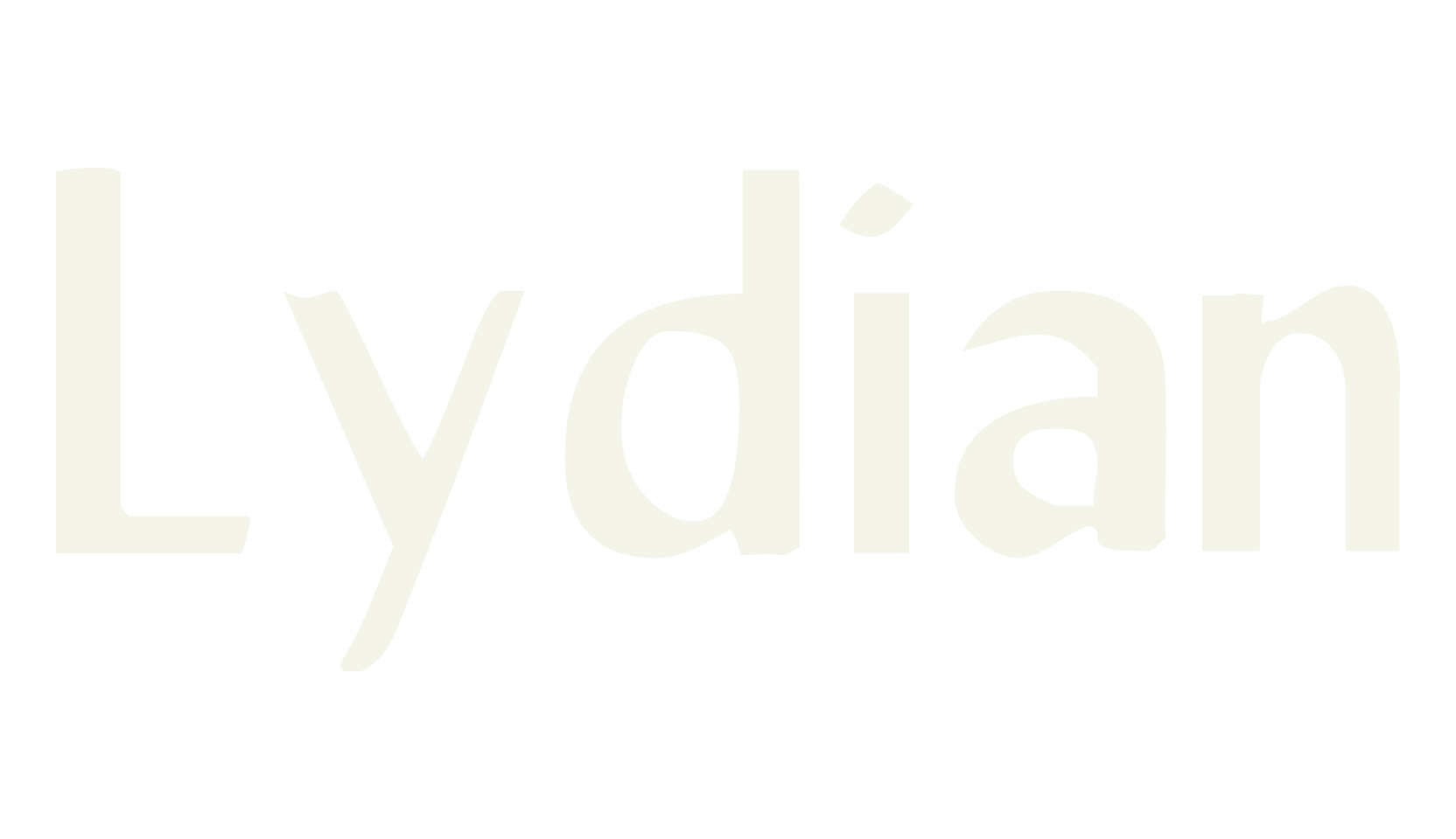 Lydian, sans font preview