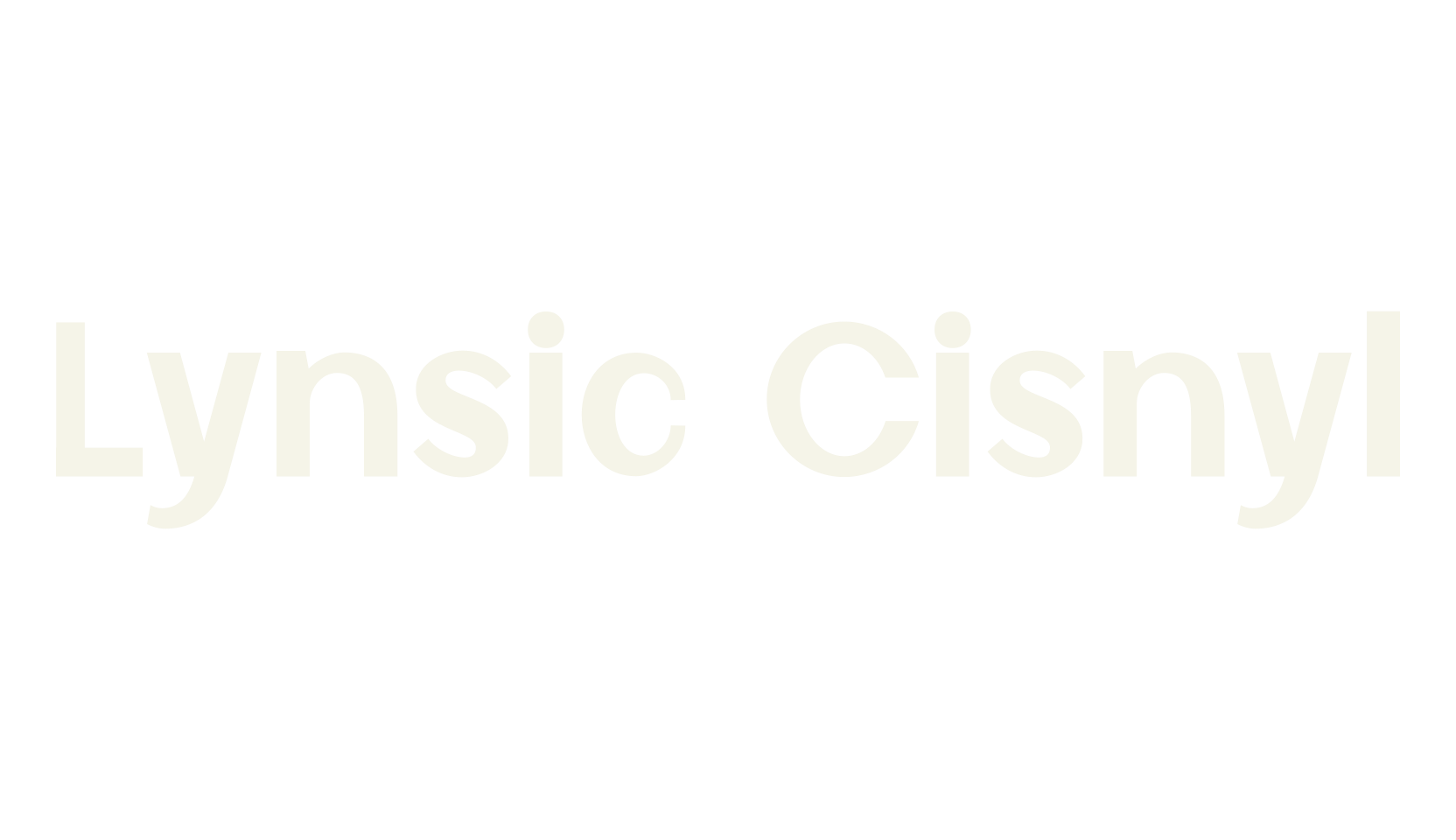 Lynsic Cisnyl, bold font preview