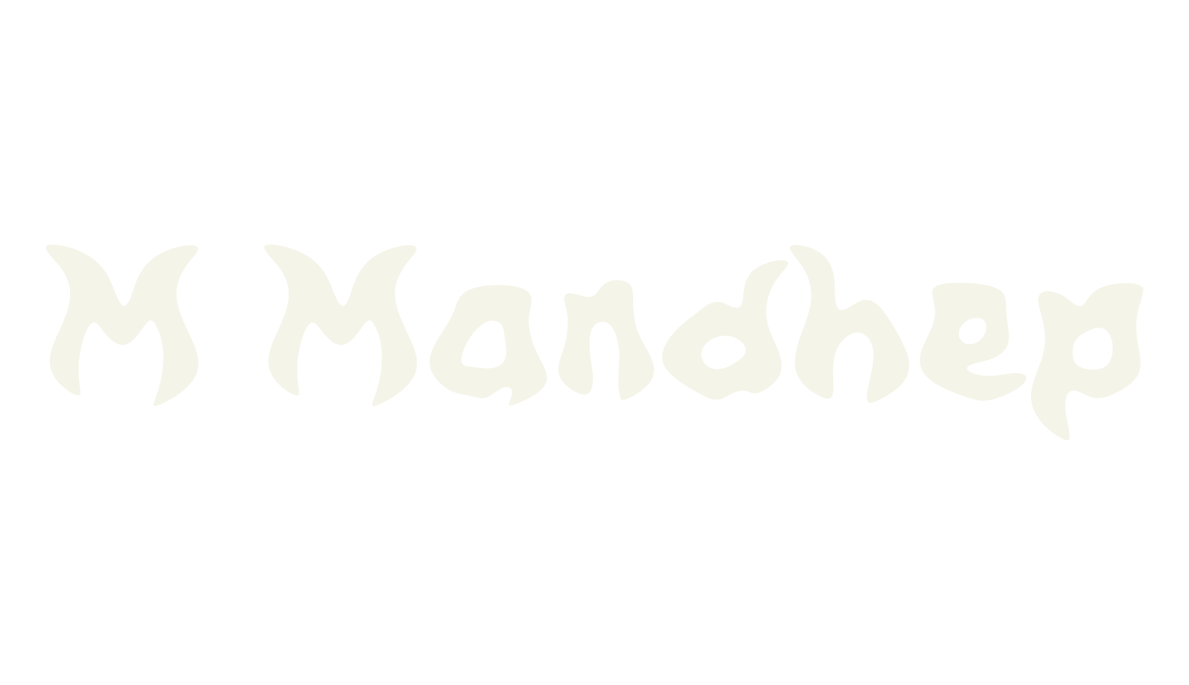 M Mandhep, fashion script font preview