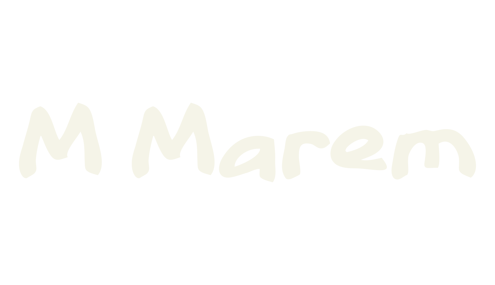 M Marem, handwriting font preview
