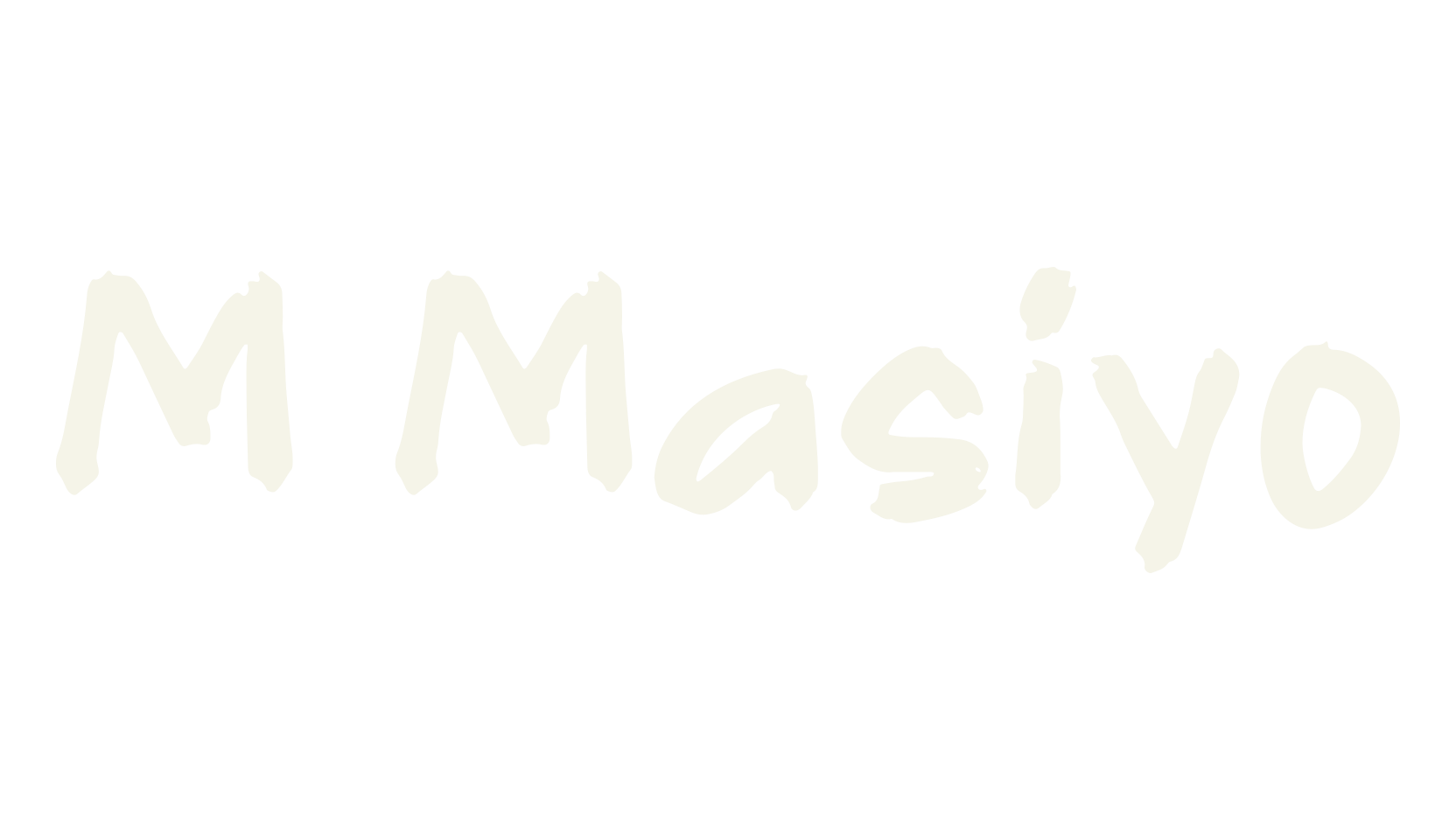 M Masiyo, funky font preview