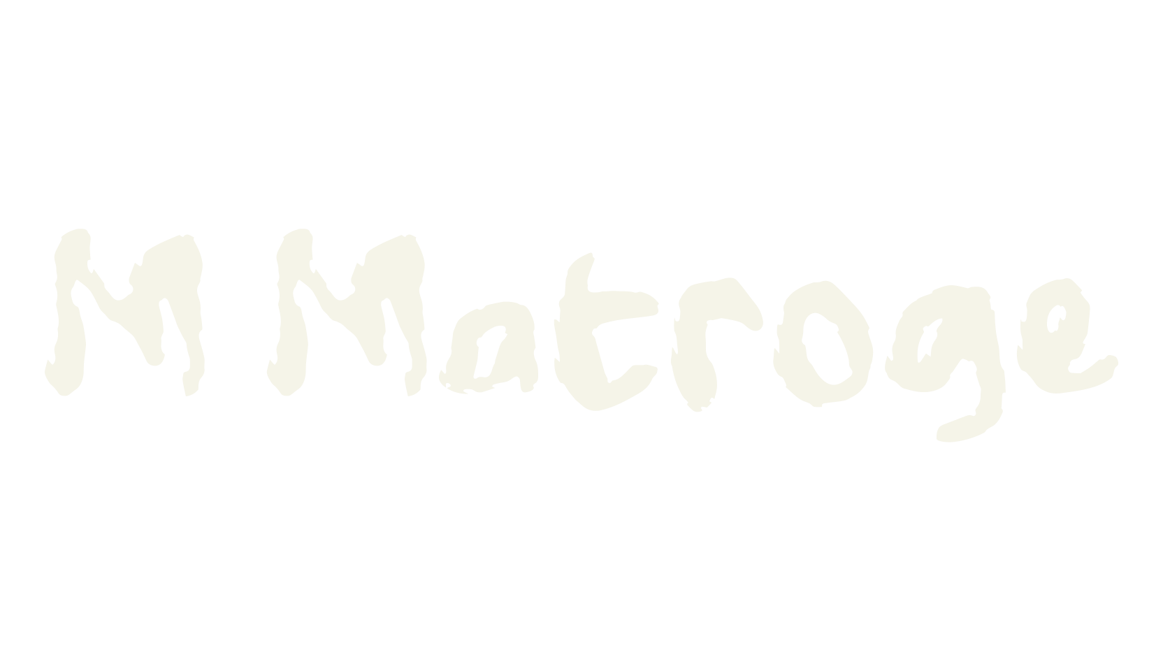 M Matroge, rock font preview