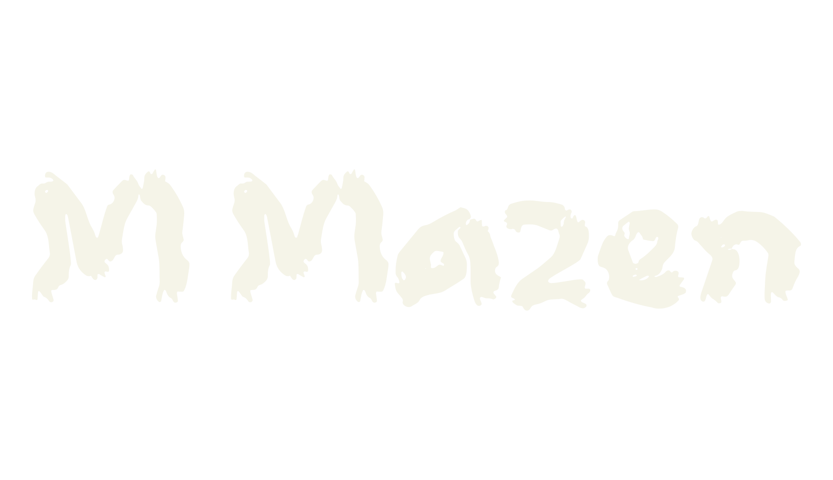 M Mazen, paint font preview
