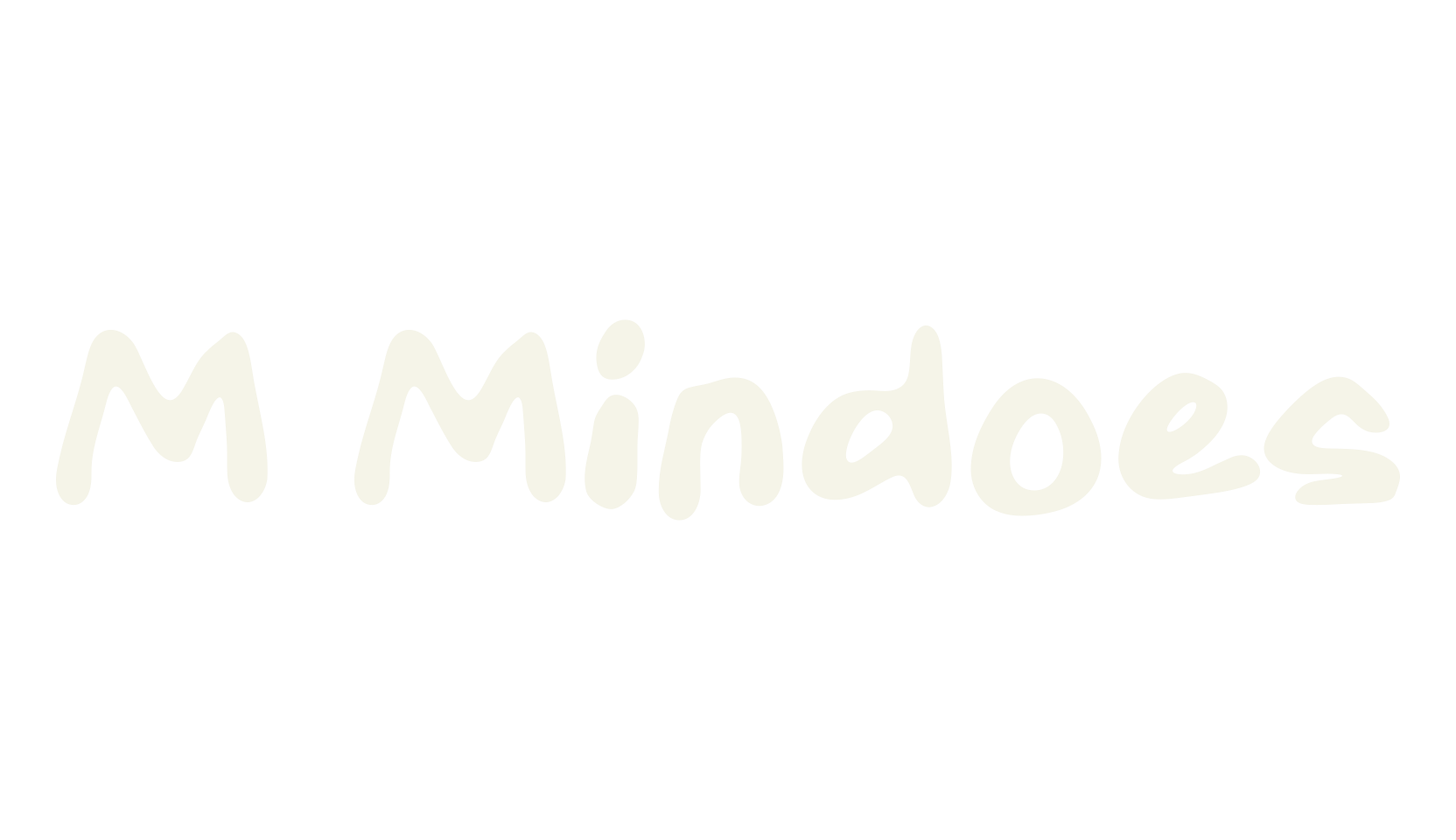 M Mindoes, lettering font preview