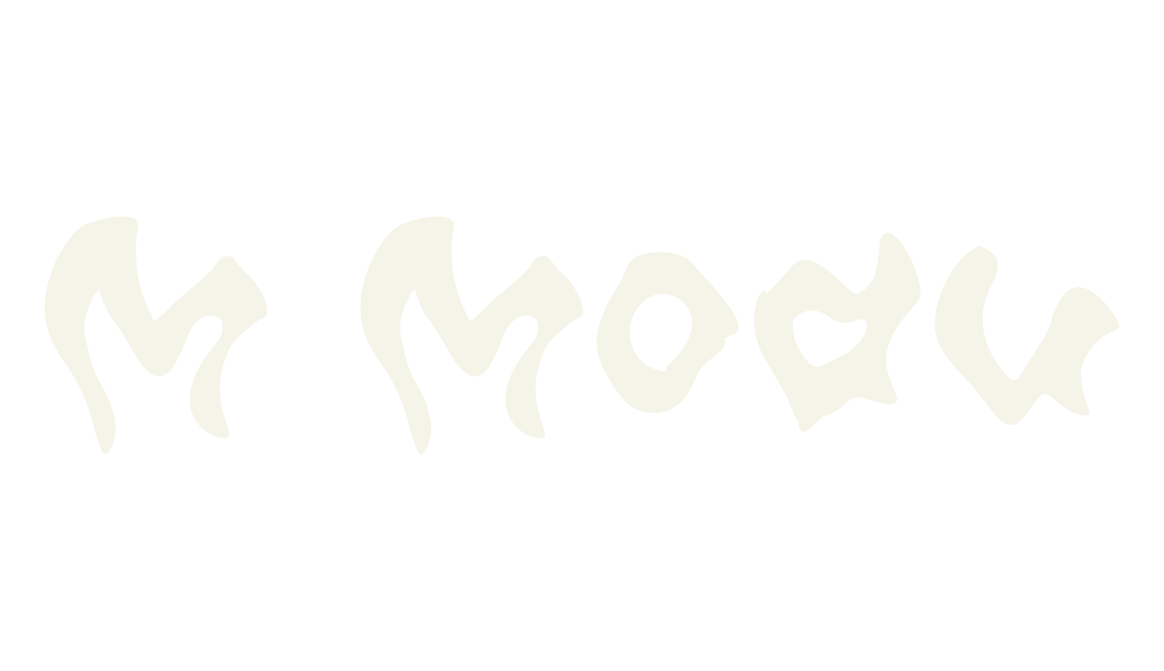 M Modu, fire font preview