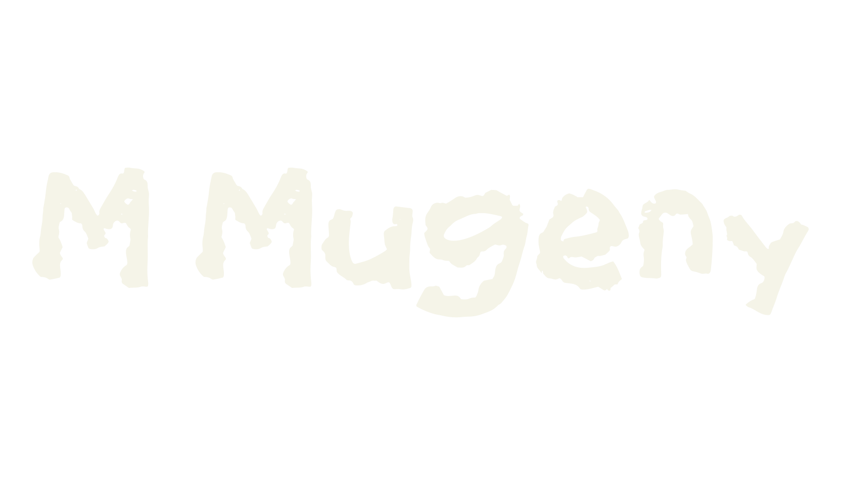 M Mugeny, fashion sign font preview