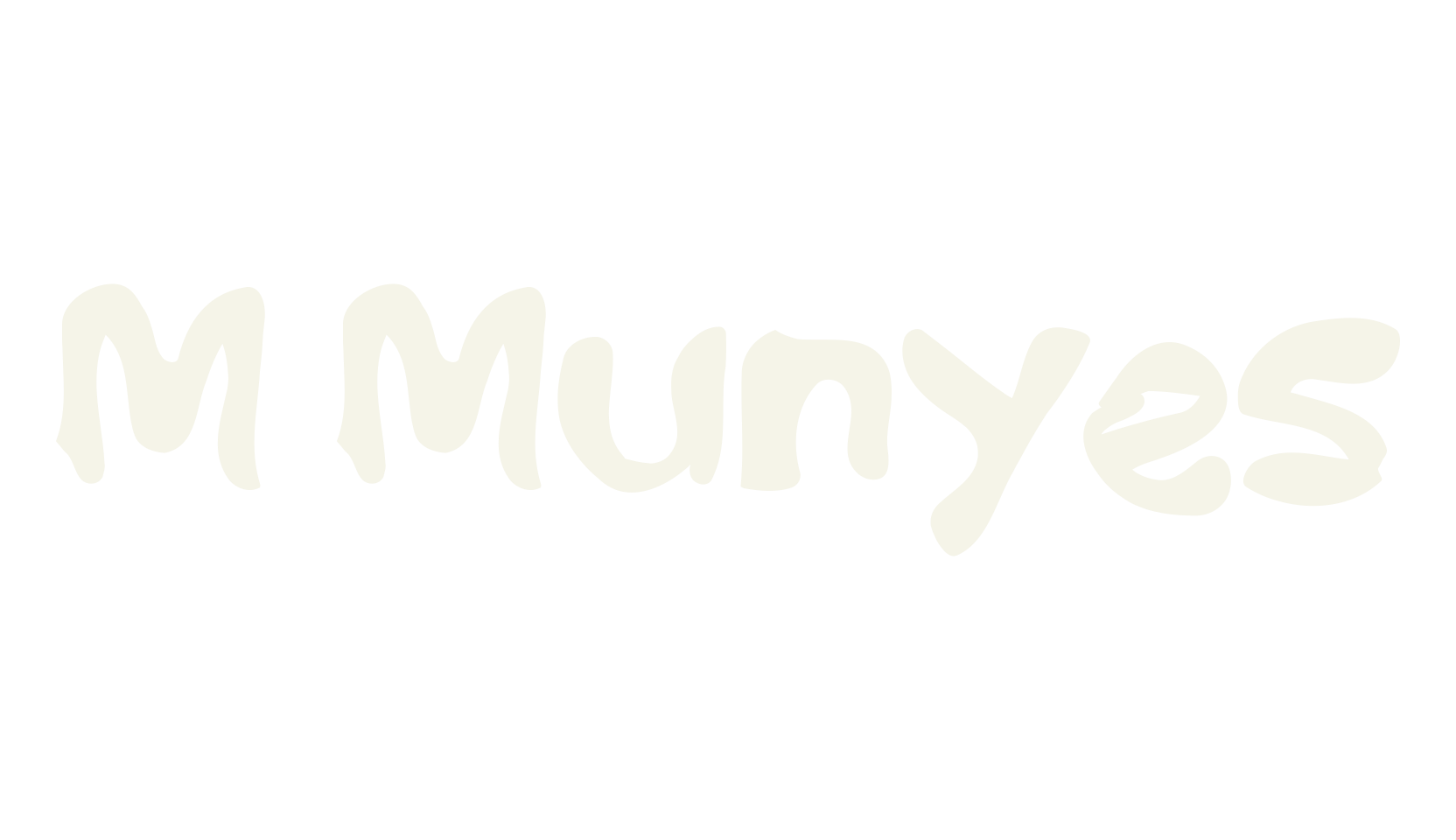 M Munyes, lettering font preview