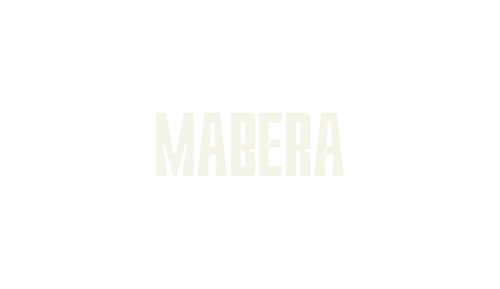 Mabera, sans font preview
