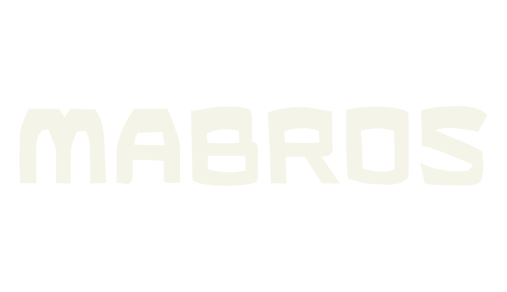Mabros, handwriting font preview