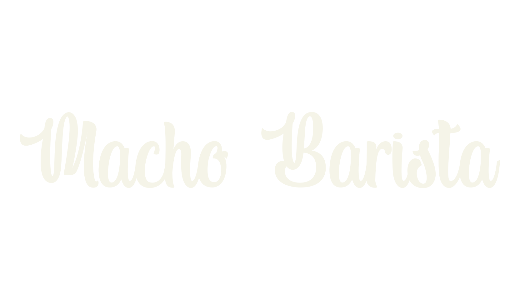Macho Barista, vintage font preview