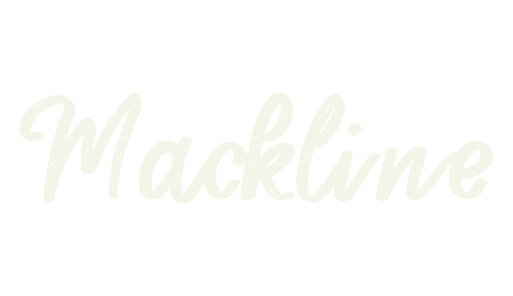 Mackline, fashion script font preview