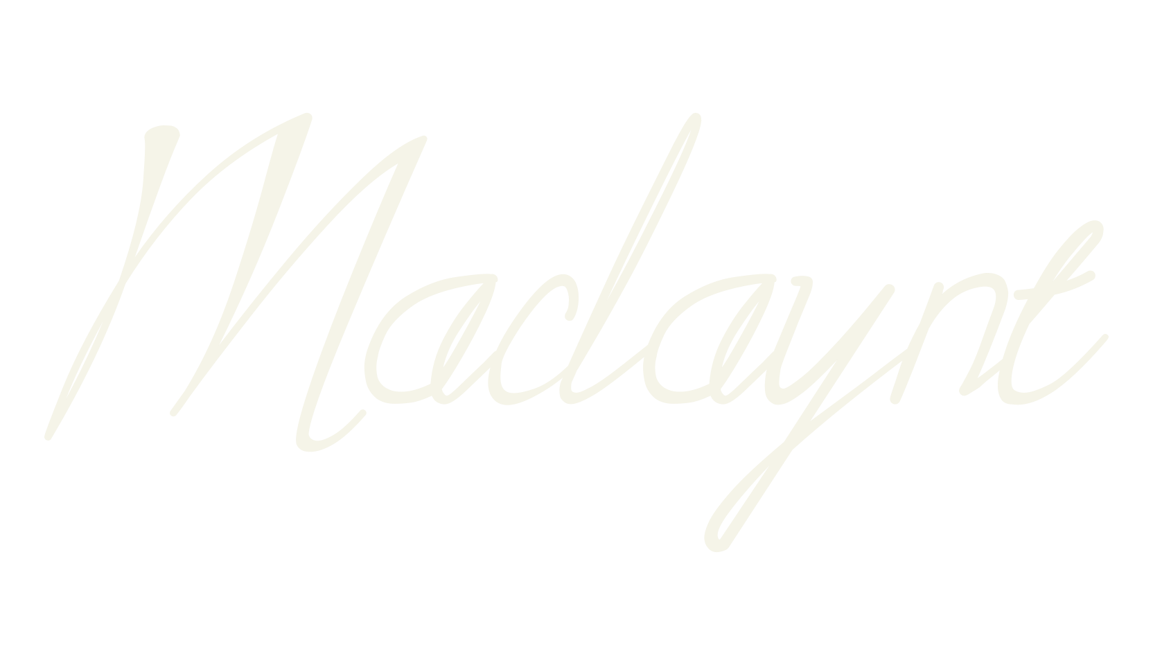Maclaynt, script font preview