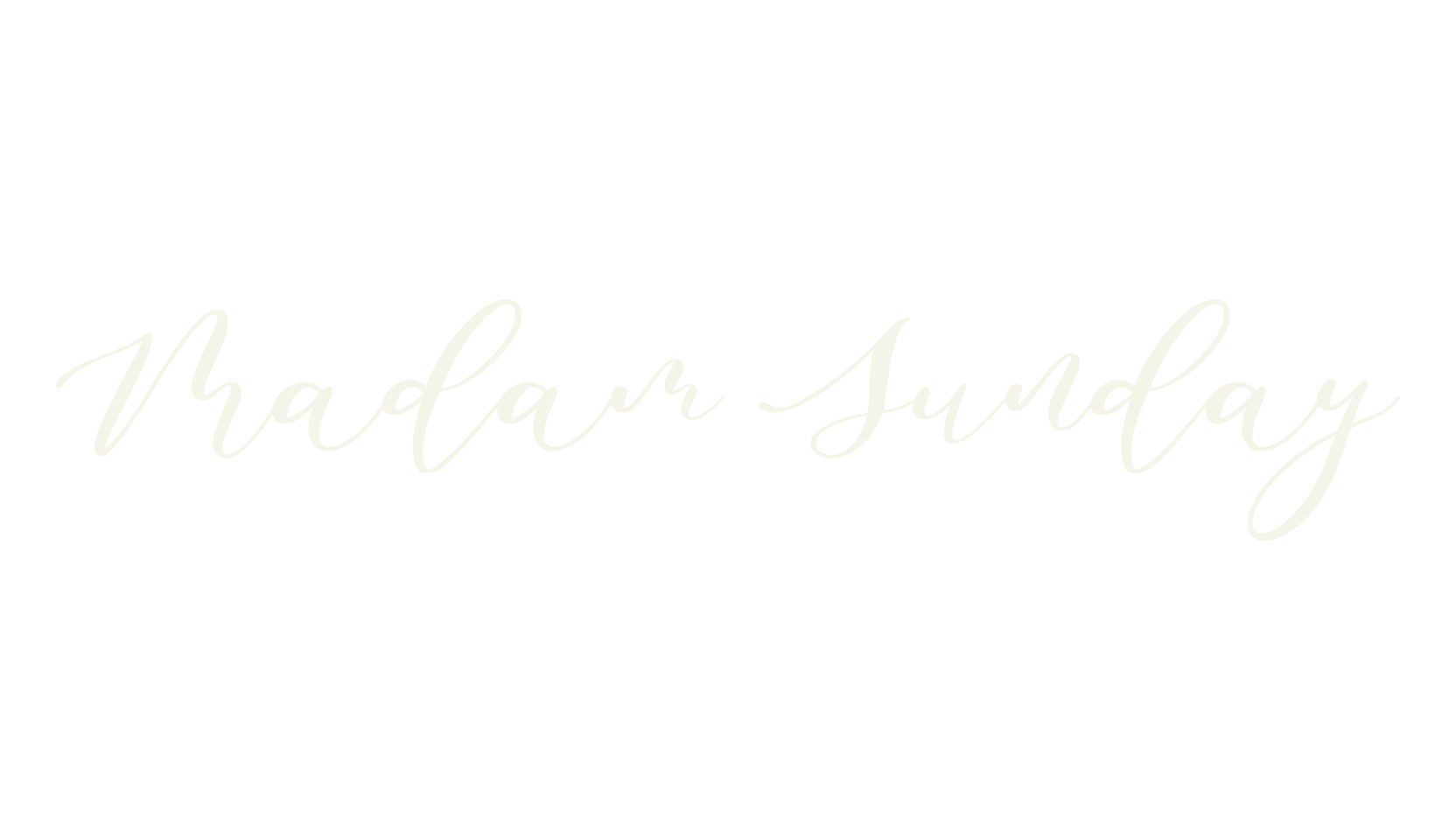 Madam Sunday, calligraphy font preview