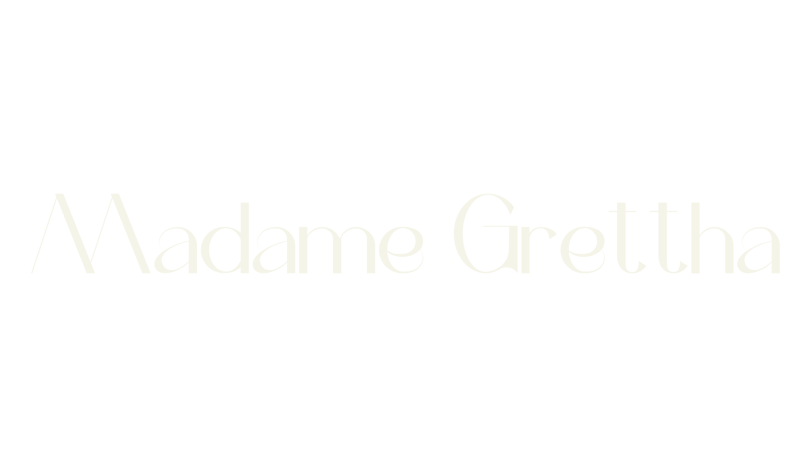 Madame Grettha, movies font preview