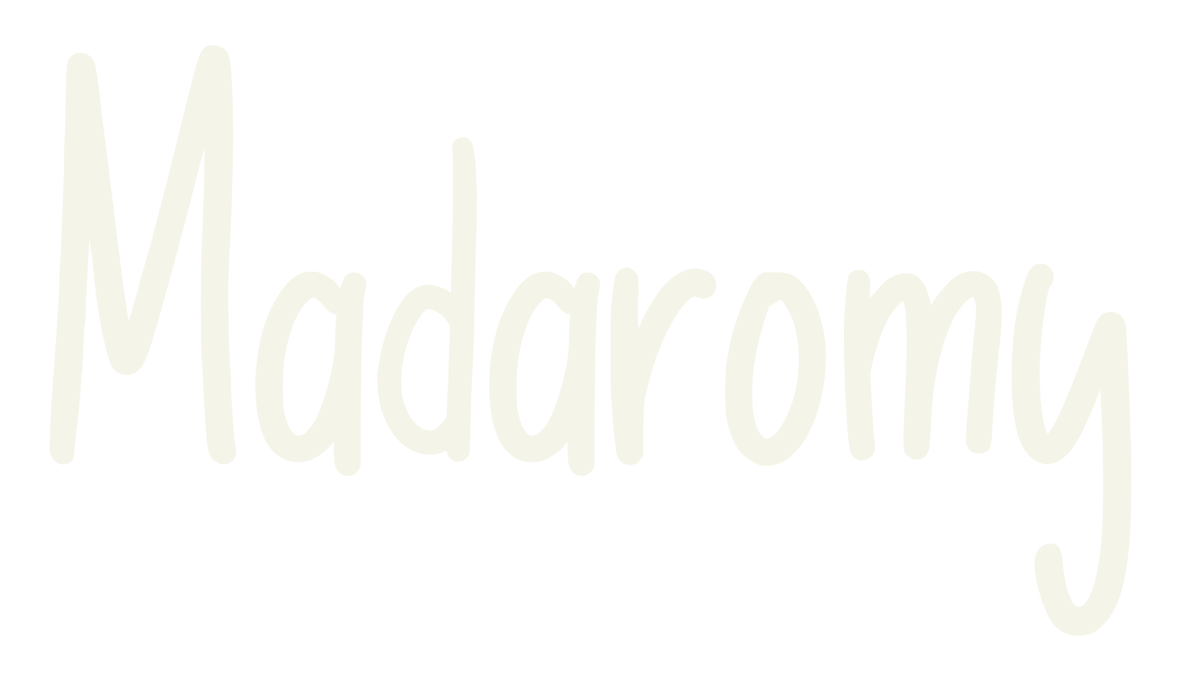 Madaromy, handwritten font preview