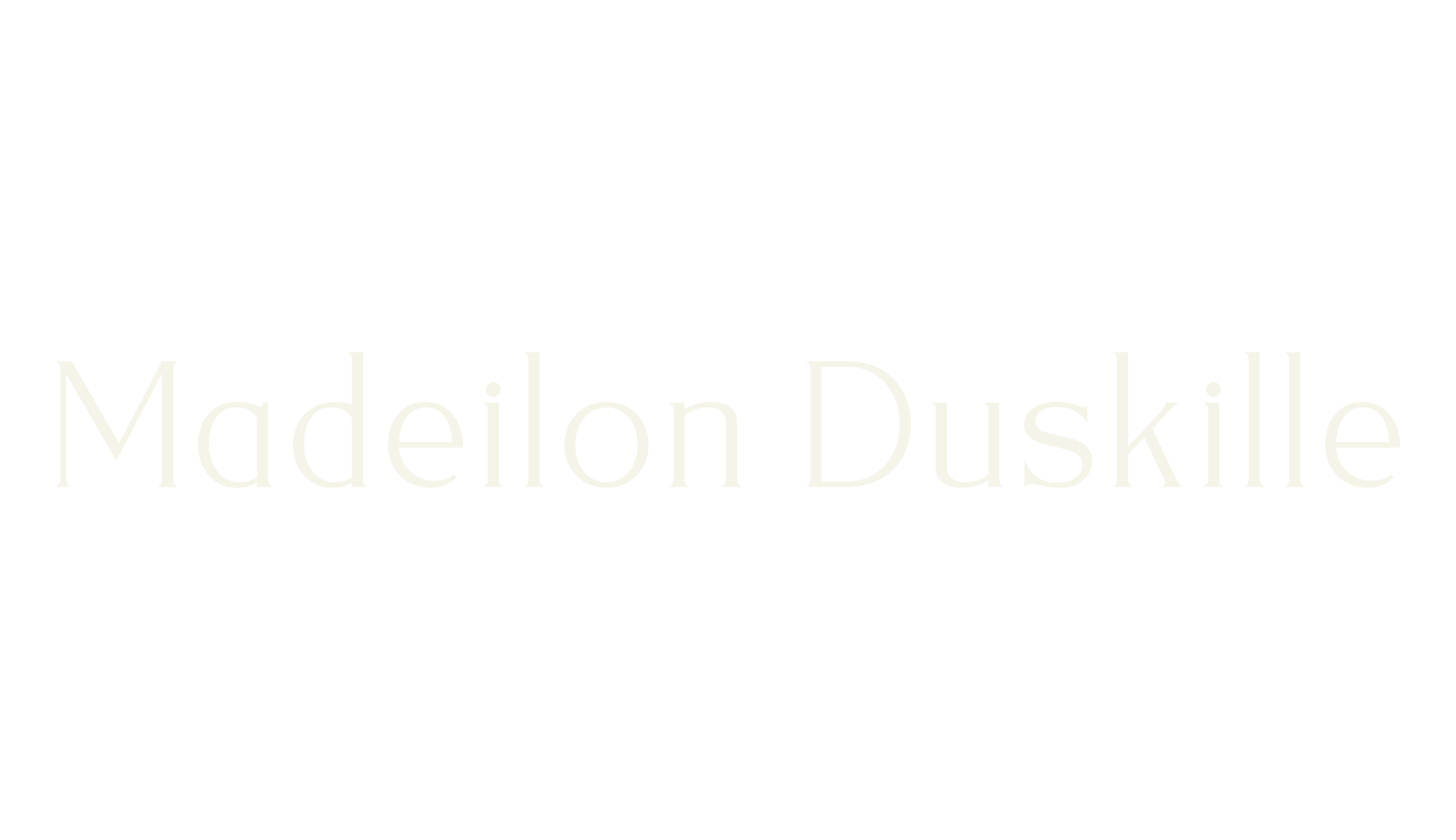 Madeilon Duskille, serif font preview