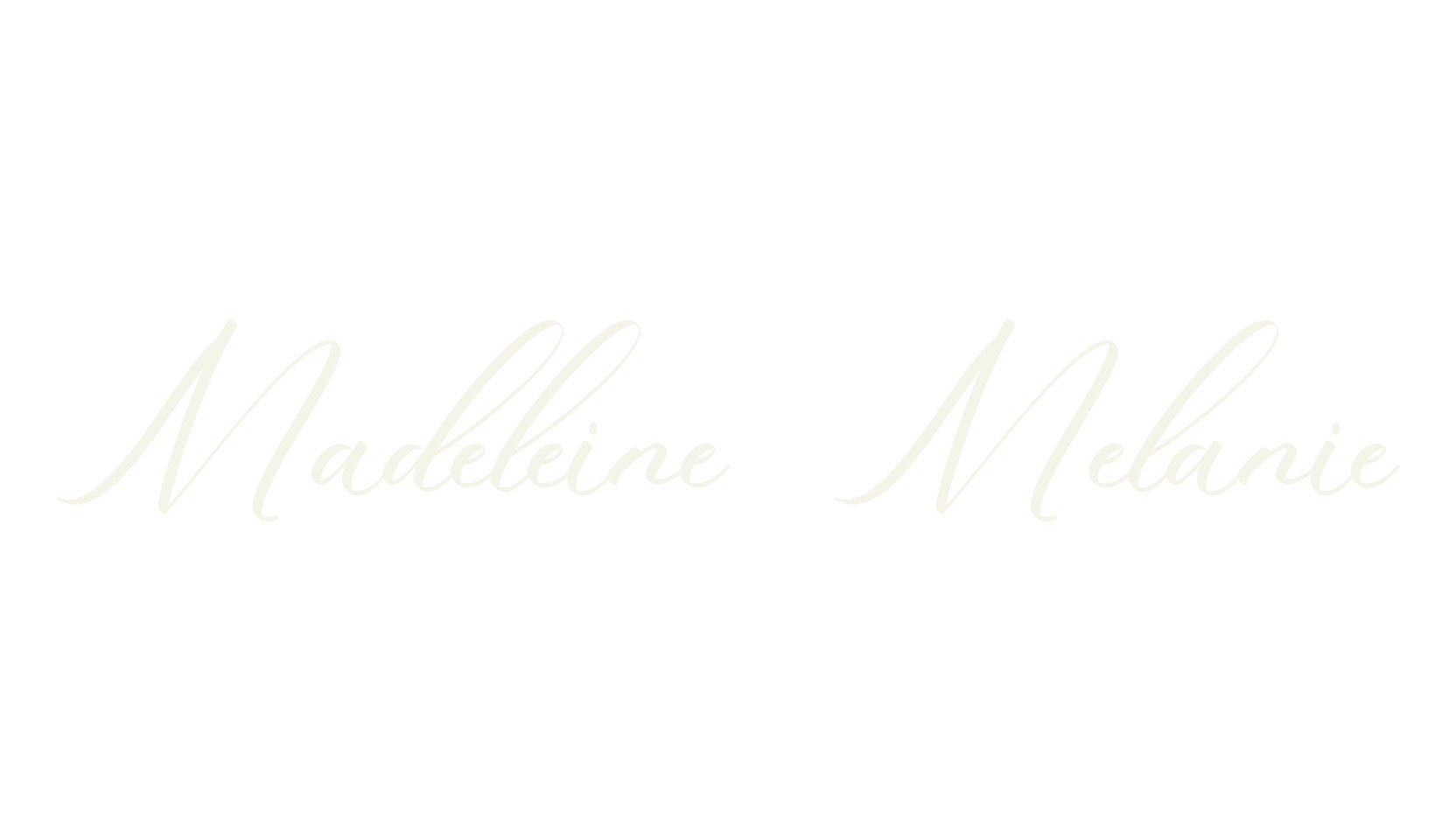 Madeleine Melanie, calligraphy font preview