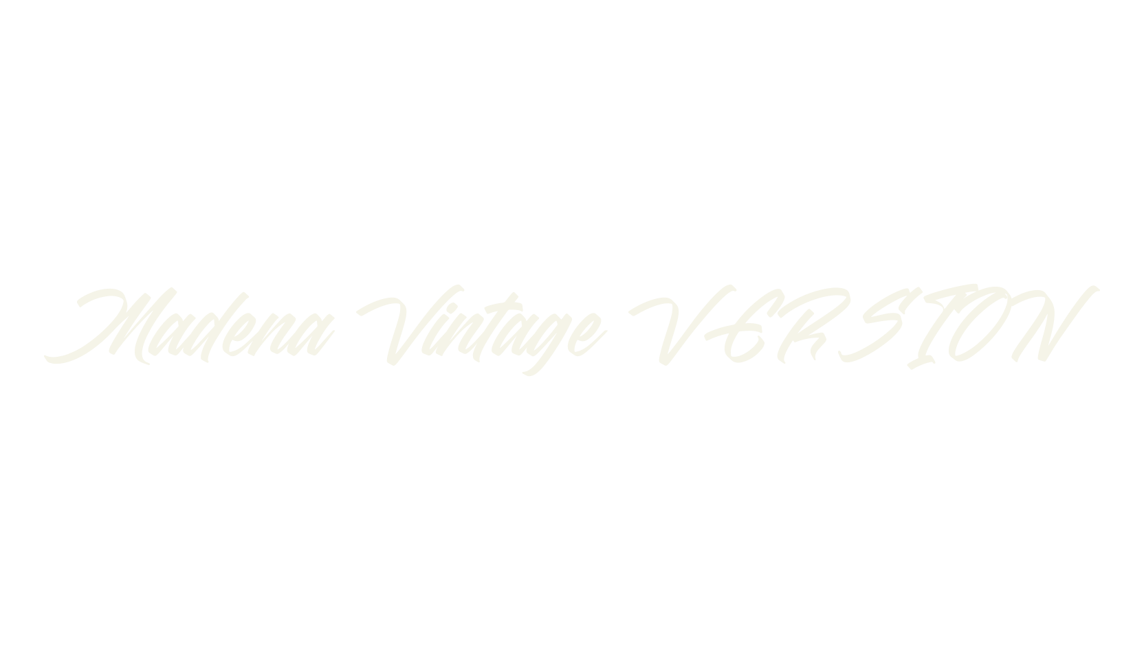 Madena Vintage VERSION, script font preview