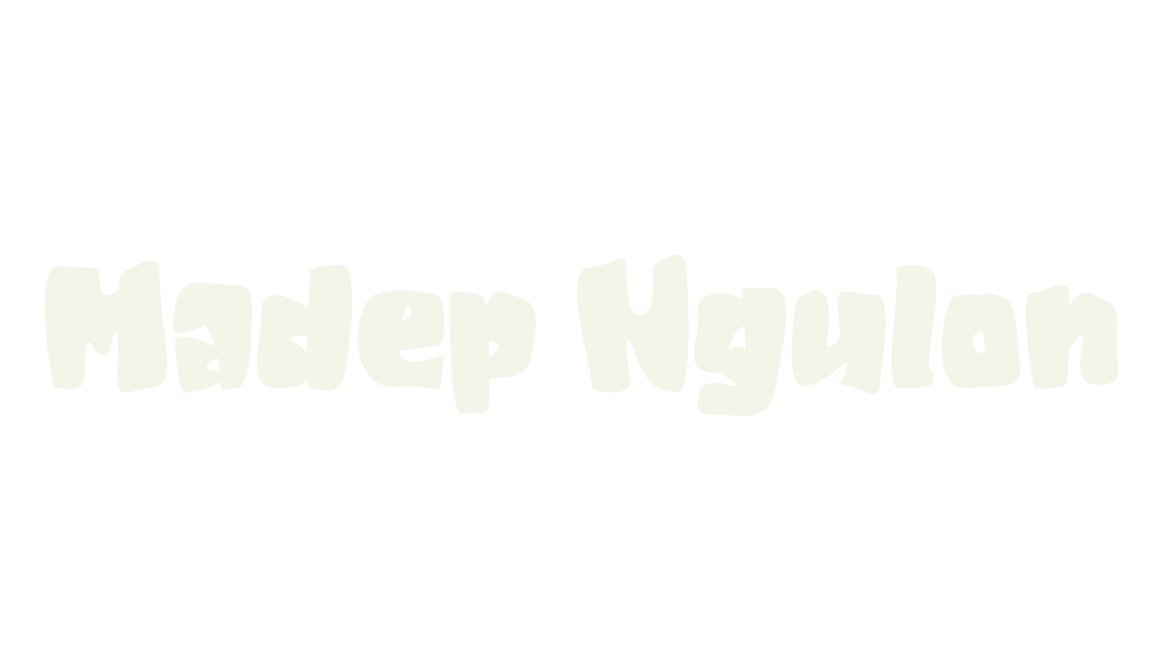 Madep Ngulon, cute font preview