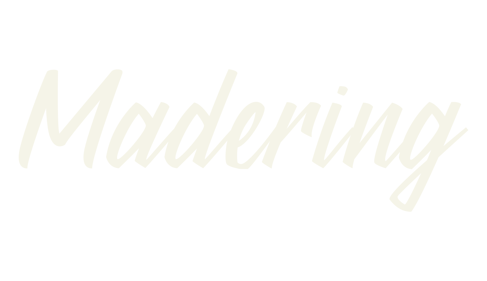 Madering, fashion script font preview
