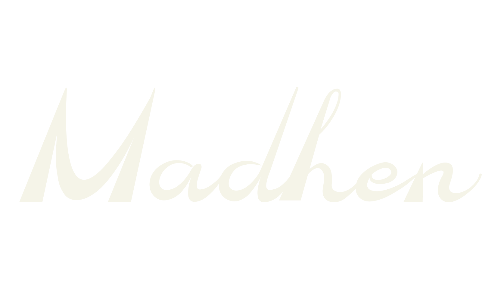 Madhen, fashion script font preview